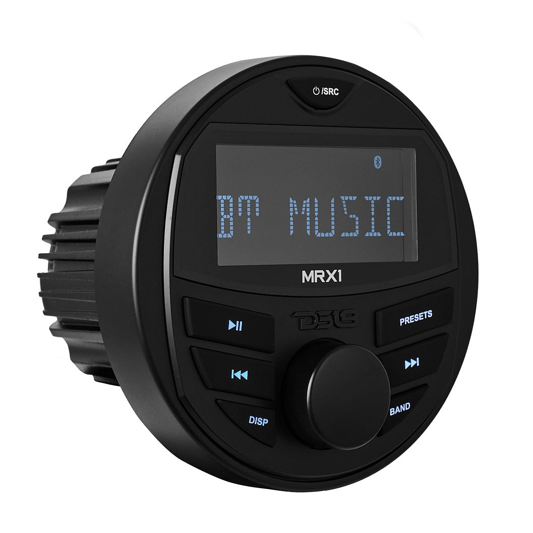 DS18 MRX1 Marine and Powersports Headunit 2.75" LCD screen , 1 Zone, 4 volts Output, BT, RDS 4 X 40 Watts