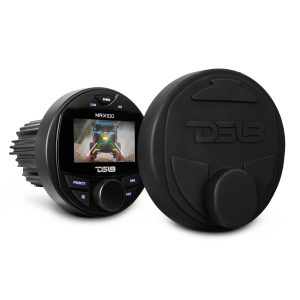 DS18 MRX100 Marine and Powersports Headunit 3" Color TFT screen , 2 Zones, 4 volts Output, BT, RDS 4 X 50 Watts