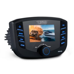 DS18 MRX300 Marine Headunit TFT screen , 3 Zones, 4 volts Output, Bluetooth, RDS 4X50 Watts