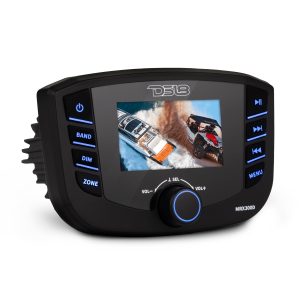 DS18 MRX300D Marine Headunit TFT screen , 3 Zones, 4 volts Output, Bluetooth, RDS 4X50 Watts With DAB+ for Europe