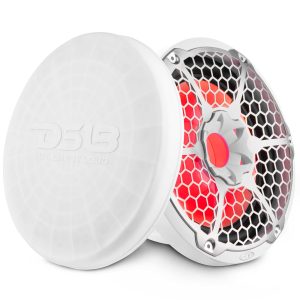 DS18 NXL-12SUB/WH NXL 12" Marine Subwoofer with LED RGB Lights 350 Watts Rms SVC 4-Ohm
