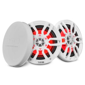 DS18 NXL-6 NXL 6.5" 2-Way Coaxial Marine Speaker with LED RGB Lights | 100W RMS 4-Ohm