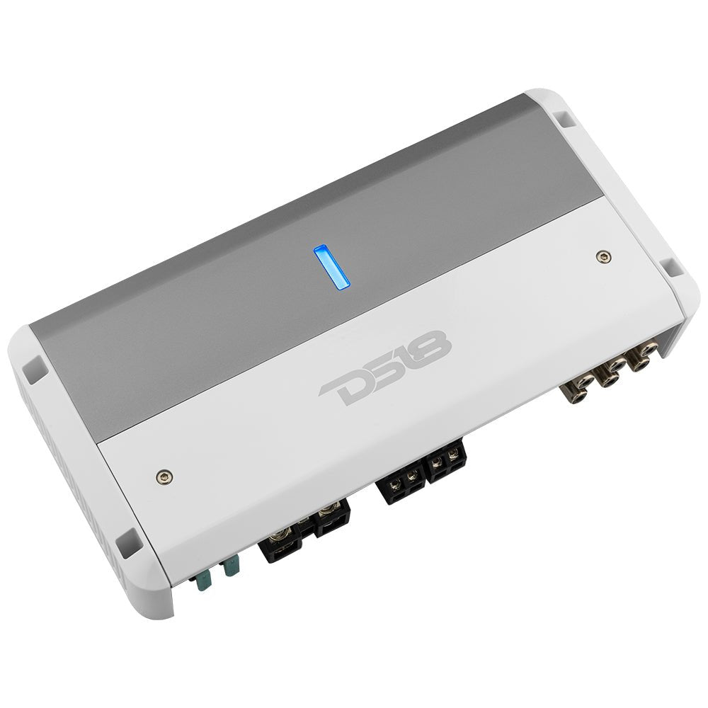 DS18 NXL-M4 NXL 4-Channel Full-Range Class D IPX5 Marine Amplifier | 4 x 150W RMS @ 4-Ohm