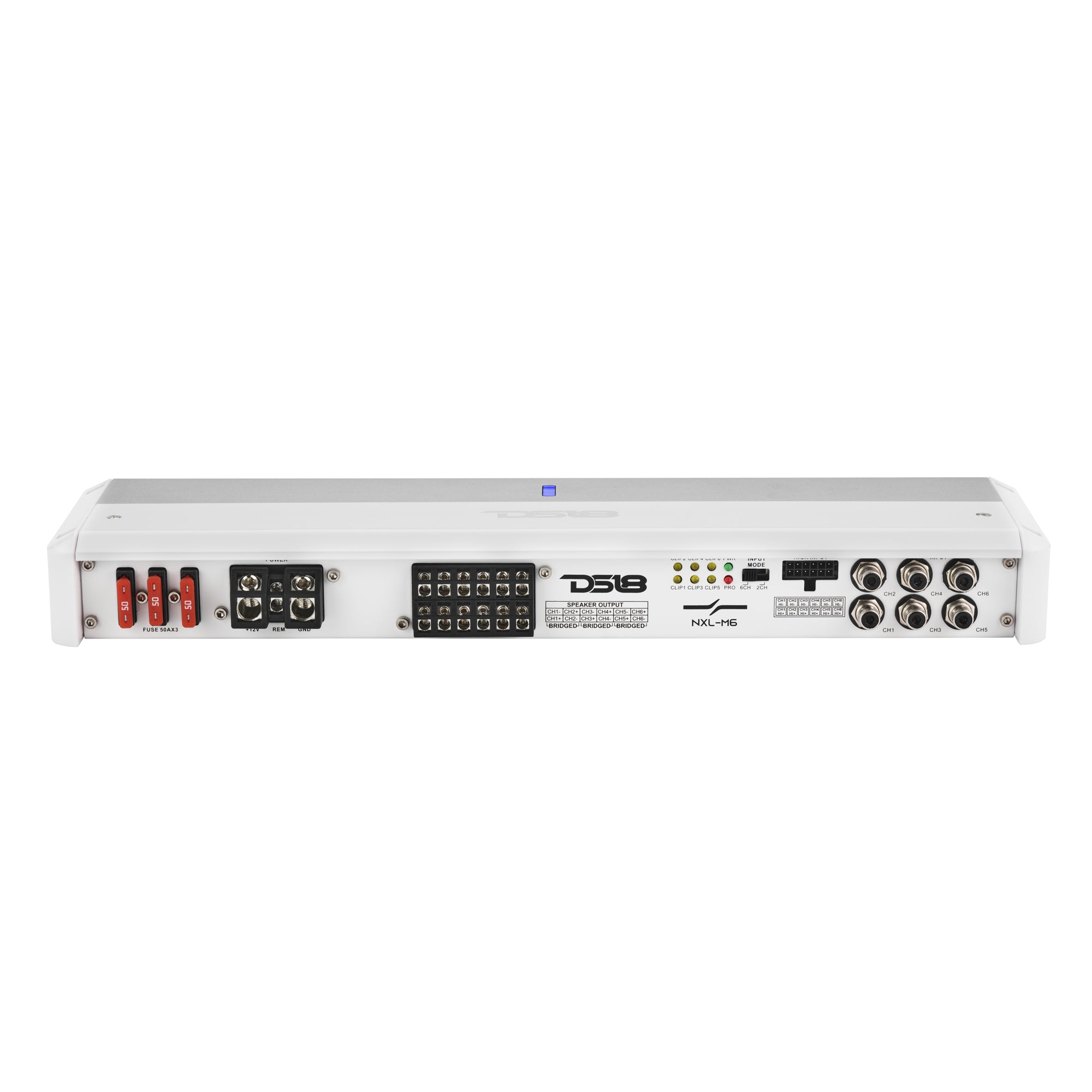 DS18 NXL-M6 NXL 6-Channel Marine & Powersports Amplifier Class D | 6 x 150W @ 4-Ohm