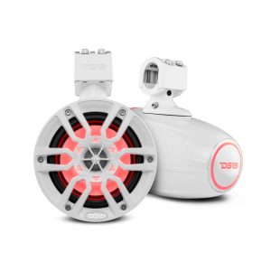 DS18 NXL-X6TP/WH NXL 6.5" Marine and Powersports Towers LED RGB Lights 100 Watts Rms - White