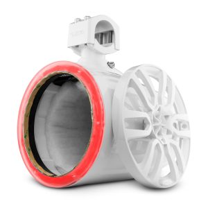 DS18 NXL-X8TP/WH.NS NXL 8" Marine and Powersports Empty Tower LED RGB Lights - White