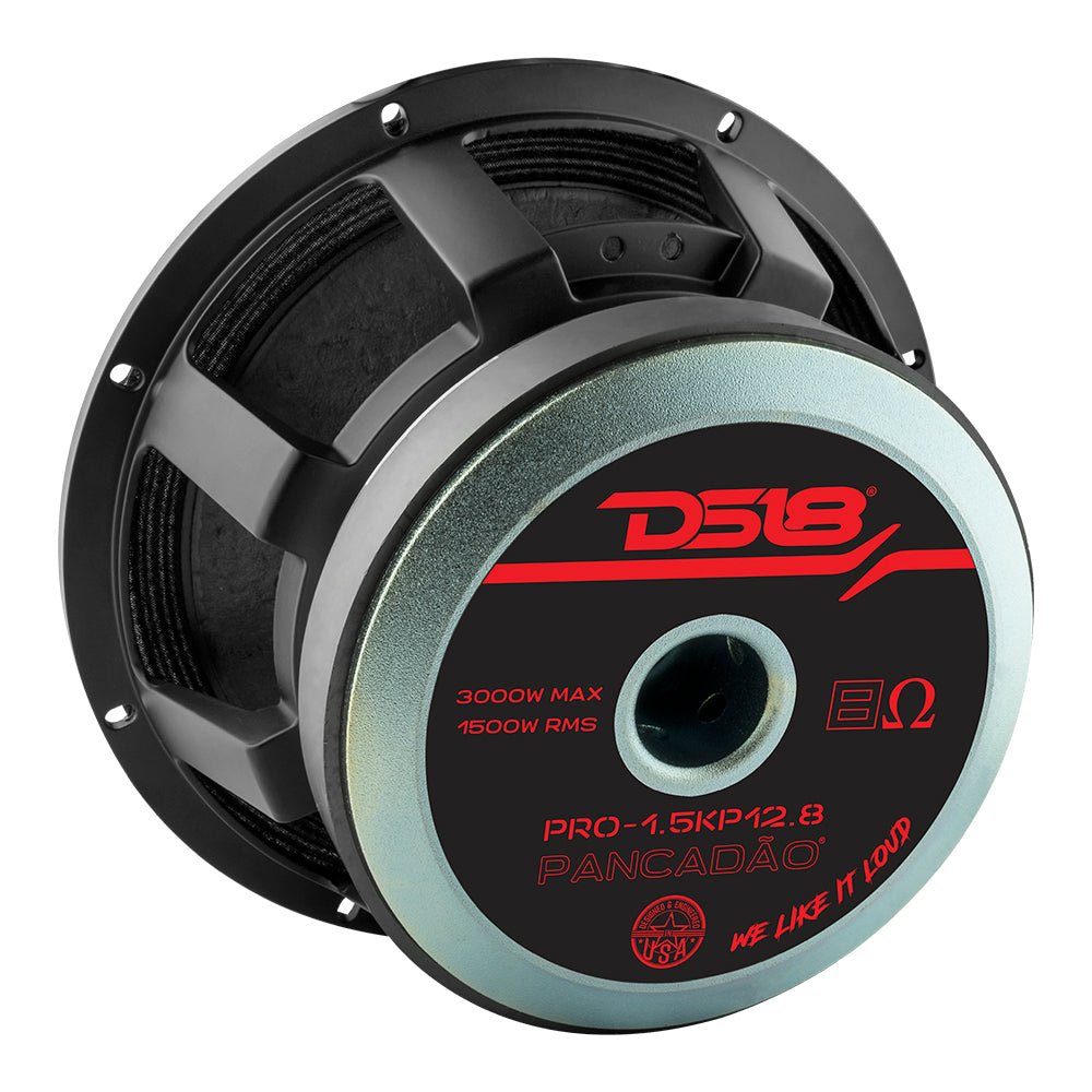 DS18 PRO-1.5KP12.8 PANCADÃO Mid-Bass Loudspeaker 12" 1500 Watts Rms 8-Ohm