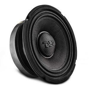 DS18 PRO-CF6.4 6.5” Motorcycle & Motorsports Loudspeaker With Water Resistant Carbon Fiber Cone | 4-Ohm 300W RMS
