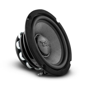 DS18 PRO-CF6.4NR PRO 6.5" Neodymium Carbon Fiber Water resistant Cone Mid-Bass Loudspeaker 250 Watts Rms 4-Ohm