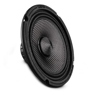 DS18 PRO-CF6.4SLN 6.5” Slim Motorcycle & Motorsports Loudspeaker With Neodymium Magnet and Water Resistant Carbon Fiber Cone | 4-Ohm 150W R…