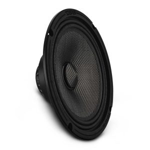 DS18 PRO-CF8.4SLN 8” Slim Motorcycle & Motorsports Loudspeaker With Neodymium Magnet and Water Resistant Carbon Fiber Cone | 200W RMS 4-Ohm