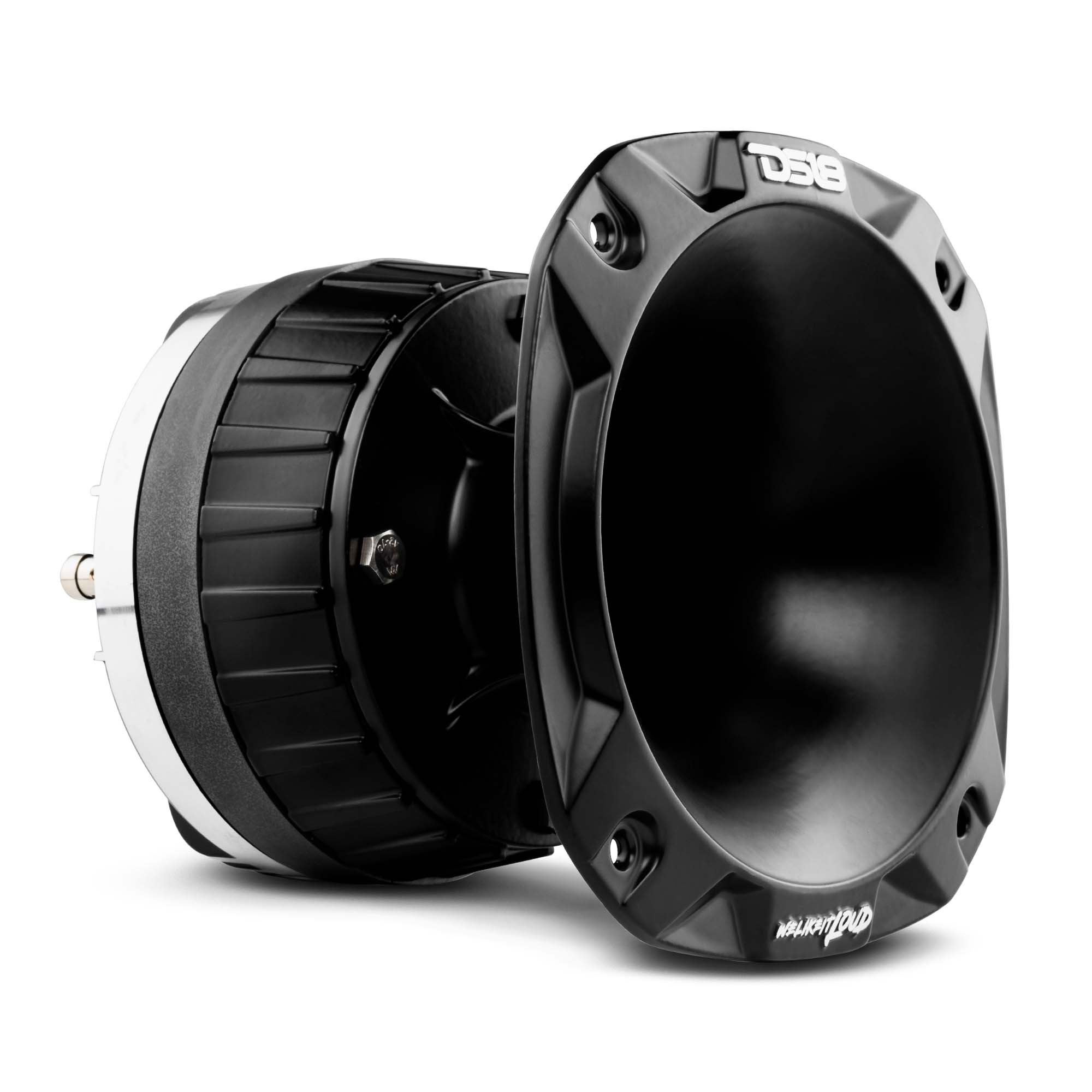 DS18 PRO-DKH1XS 2" Driver with Spacer And Short Horn Kit 320 Watts 2" Titanium 8-Ohm Vc (PRO-D1+PRO-HA52/BK)