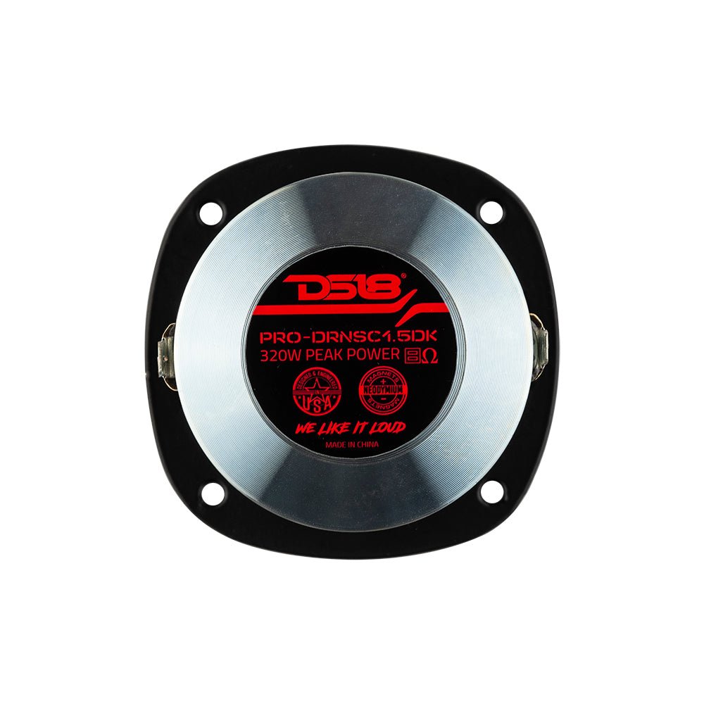 DS18 PRO-DRNSC1.5DK 1" Neodymium Driver And Horn Kit 160 Watts 1.5" Polyimide 8-Ohm Vc