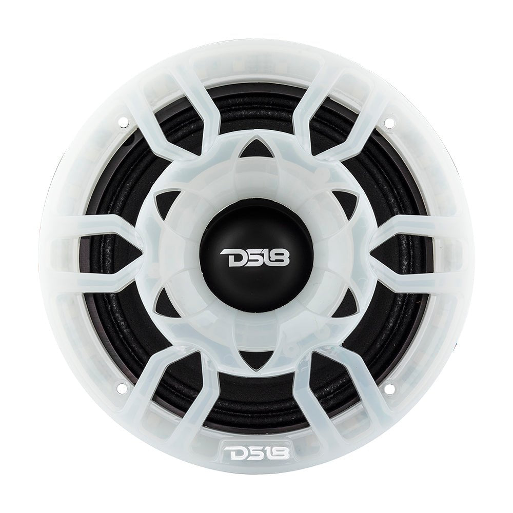 DS18 PRO-GRILL6RGB 6.5" Universal Speaker Grill Cover -RGB LED Lights