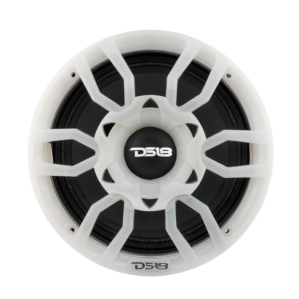 DS18 PRO-GRILL8RGB 8" Universal Speaker Grill Cover -RGB LED Lights