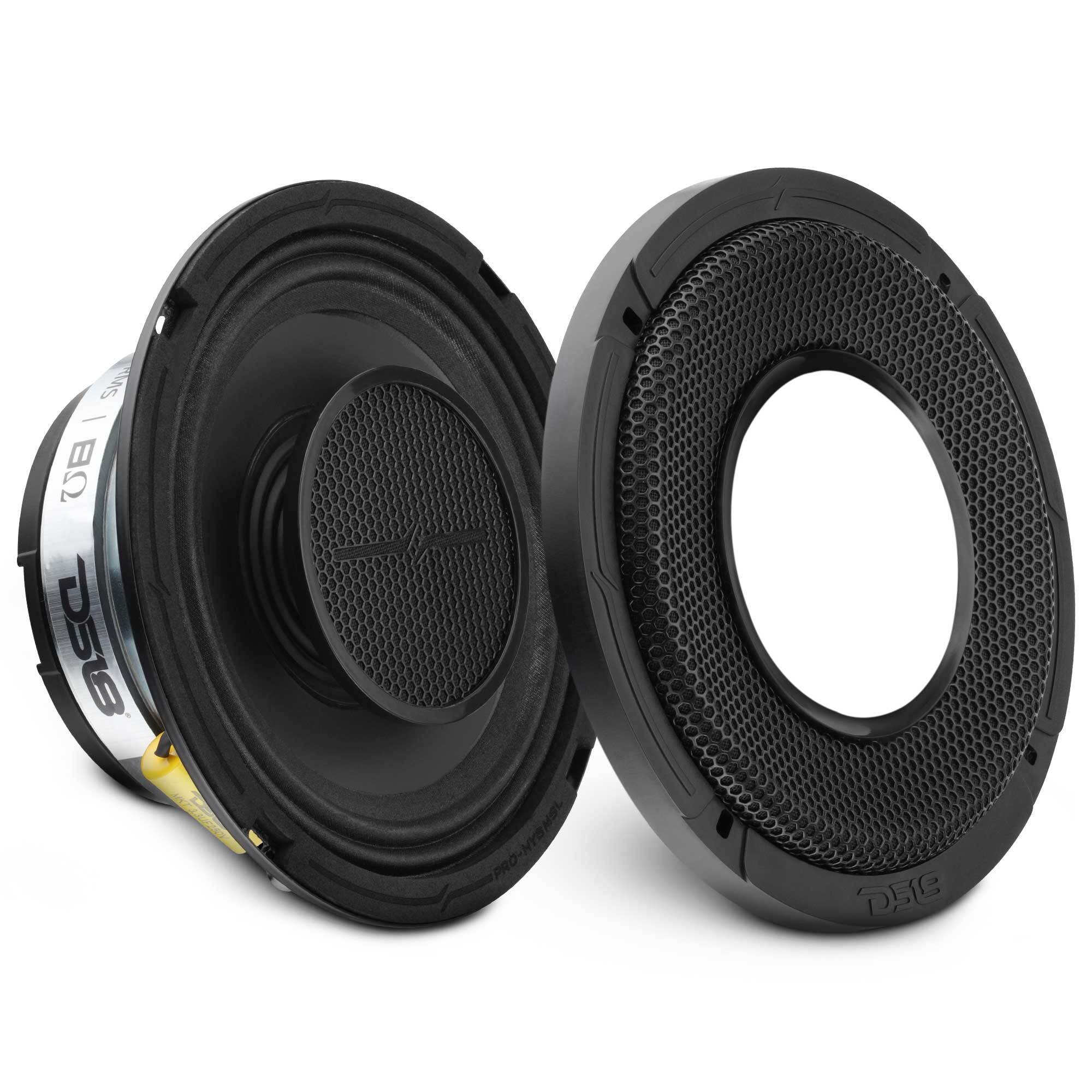 DS18 PRO-HY6MSL PRO 6.5" Shallow Coaxial Hybrid Mid-Range Loudspeaker with Built-in Driver | 150W RMS 8-Ohm
