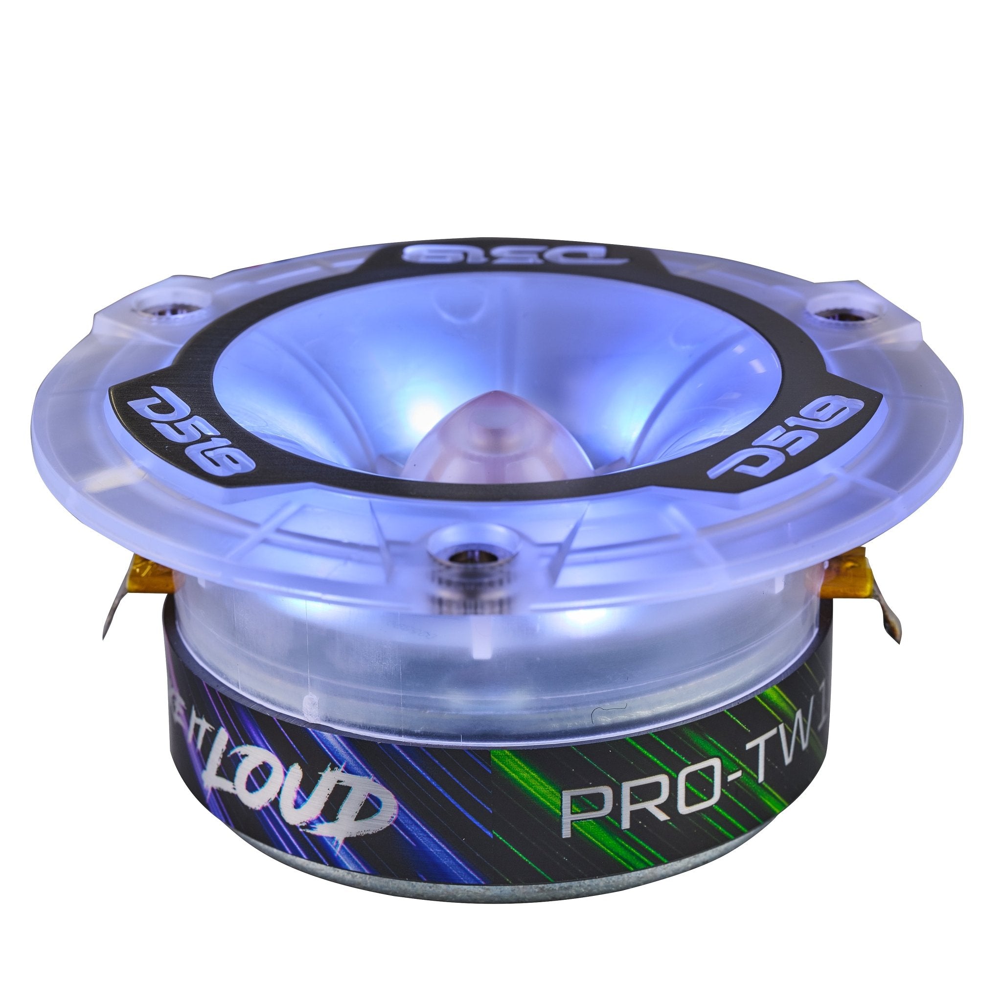 DS18 PRO-TW1LD 3.8” Super Bullet Tweeter with 1” Aluminum Voice Coil & Digital LED Lights