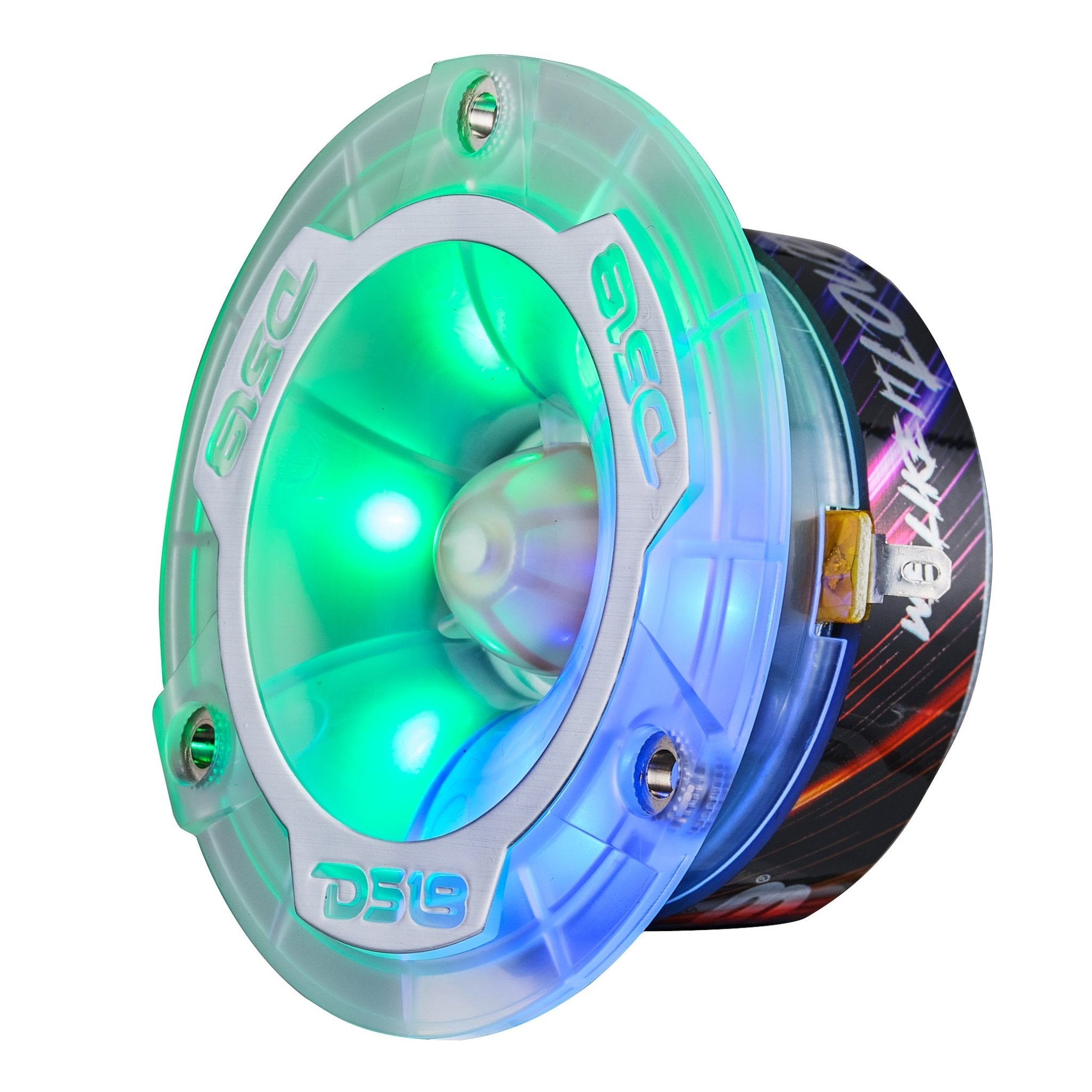 DS18 PRO-TW1LD 3.8” Super Bullet Tweeter with 1” Aluminum Voice Coil & Digital LED Lights
