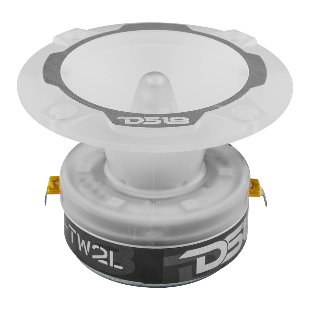 DS18 PRO-TW2L 3.8" Super Bullet Tweeter 120 Watts 1" Aluminum 4-Ohm Vc with RGB LED Lights