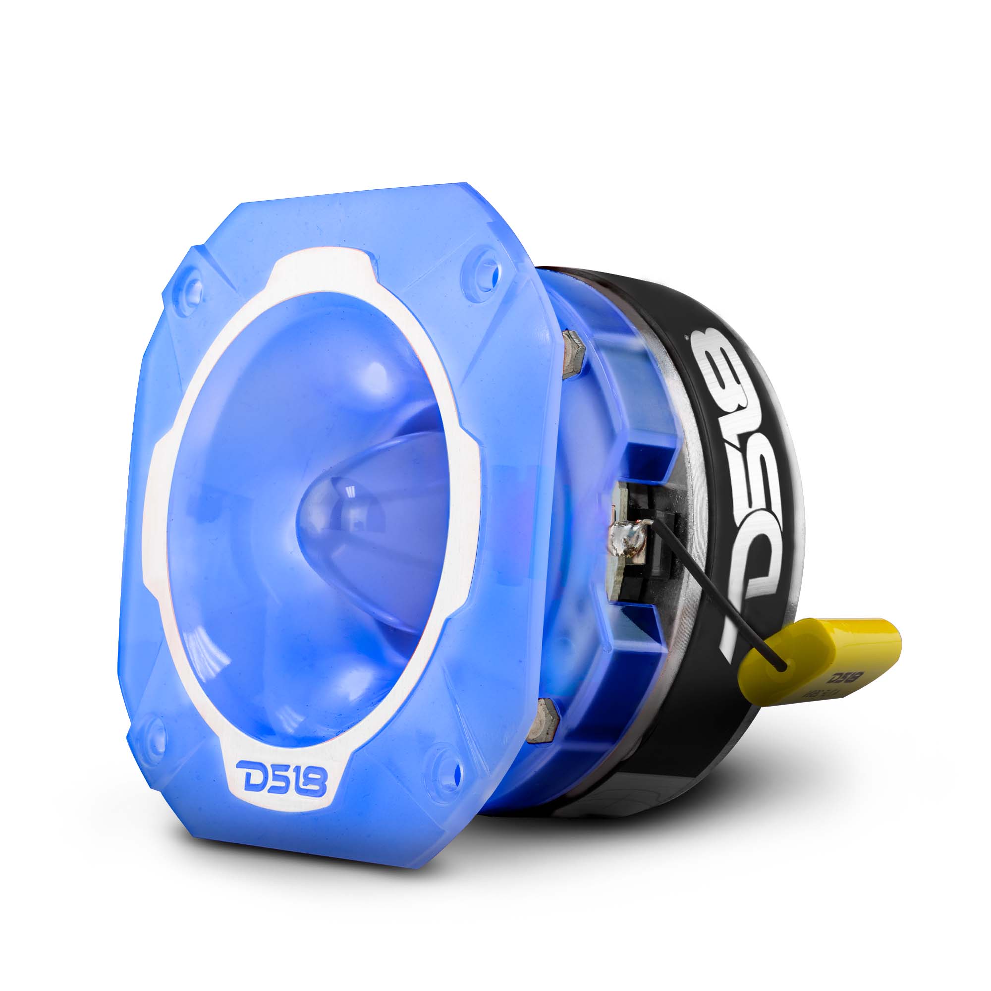 DS18 PRO-TW3L 4" Super Bullet Tweeter 250 Watts 1.5" Titanium 4-Ohm Vc with RGB LED Lights