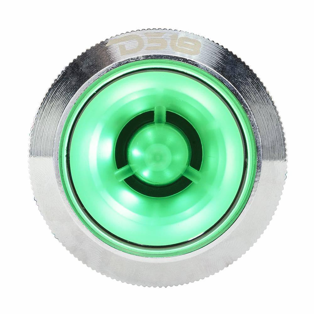 DS18 PRO-TW7L 2.3" Neodymium Super Bullet Tweeter 1" Titanium Voice Coil with RGB LED Lights