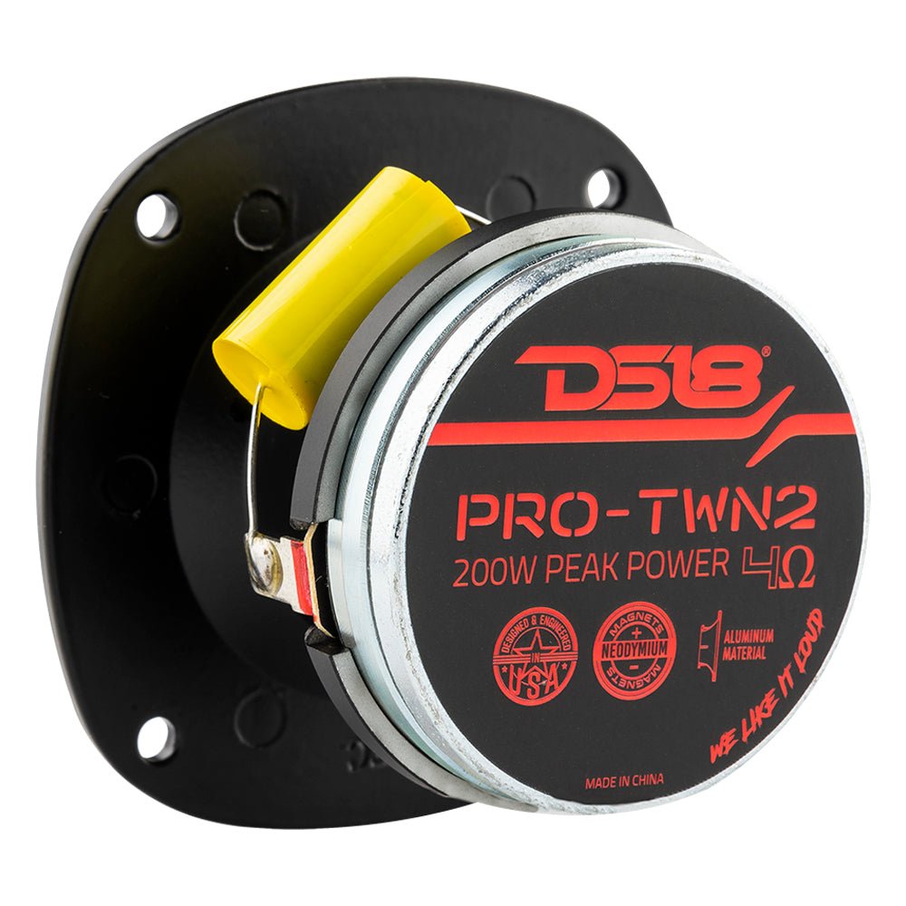 DS18 PRO-TWN2 3" High Compression Neodymium Hybrid Driver/Tweeter 100 Watts 1" Polyimide 4-Ohm Vc