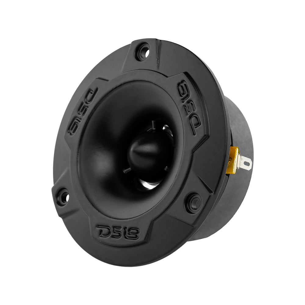 DS18 PRO-TWX1/BK 3.8" Super Bullet Tweeter 120W RMS 1" Aluminum 4-Ohm Vc