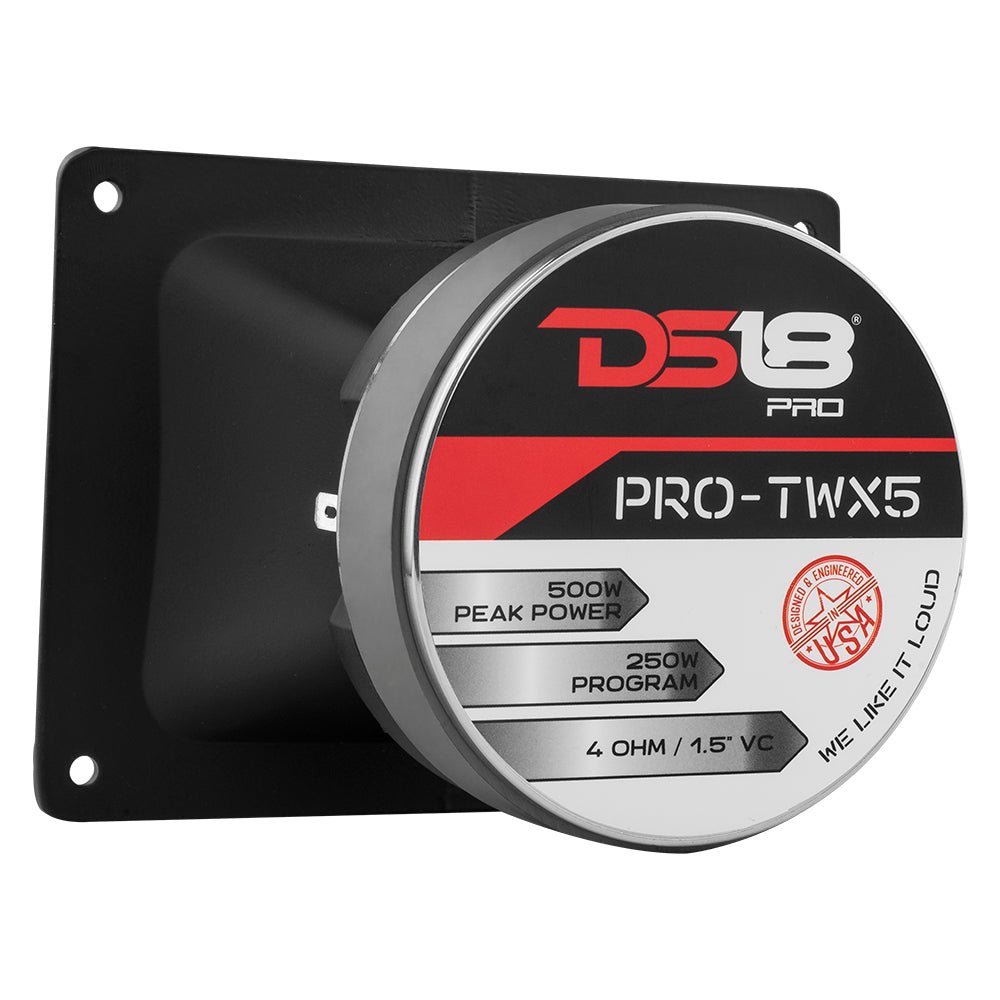 DS18 PRO-TWX5 4 x 5.35" Super Bullet Tweeter 250 Watts 1.5" Aluminum 4-Ohm Vc
