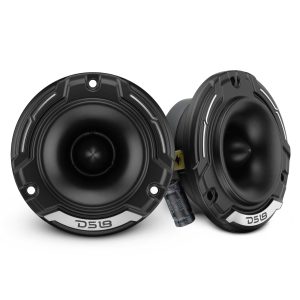 DS18 PRO-TWZ1S 3.8" Shallow-Mount Super Bullet Compression Tweeter with 1" Aluminum Voice Coil | 100 Watts RMS 4-Ohm
