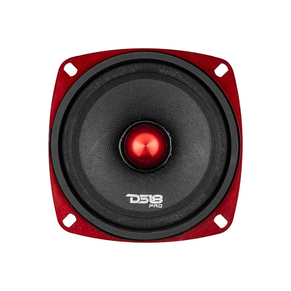 DS18 PRO-X4.4BM PRO-X 4" Mid-Range Loudspeaker with Bullet | 100W RMS 4-Ohm