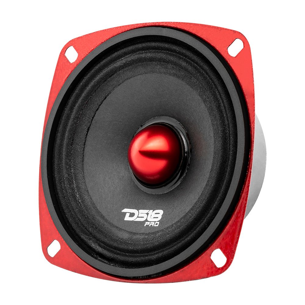 DS18 PRO-X4.4BMSL PRO-X 4" Shallow Mid-Range Bullet Loudspeaker | 100W RMS 4-Ohm