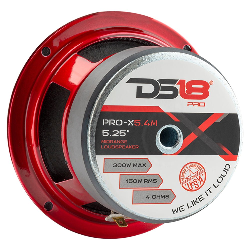 DS18 PRO-X5.4M PRO-X 5.25" Mid-Range Loudspeaker 150 Watts Rms 4-Ohm
