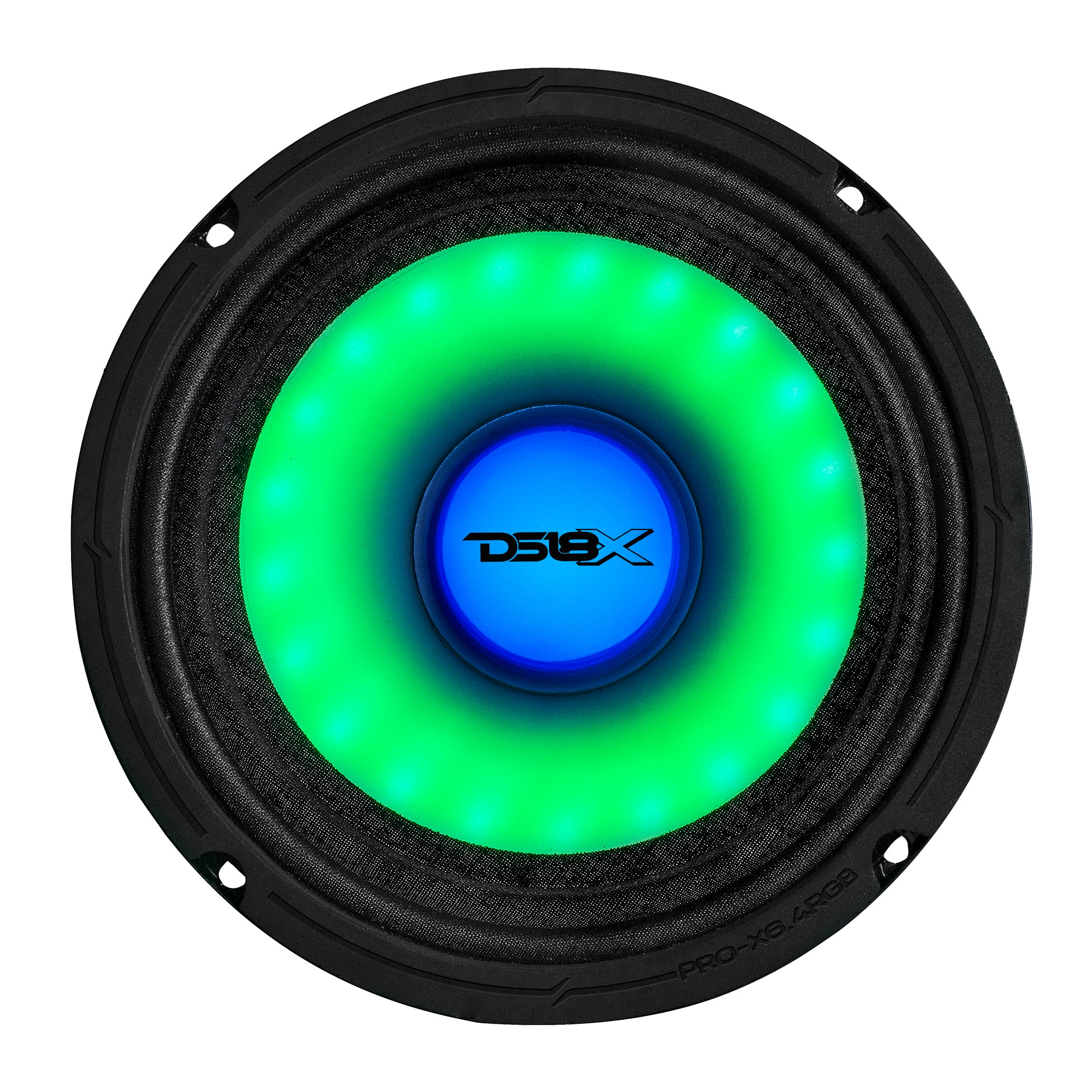DS18 PRO-X6.4RGB 6.5" Mid-Range Loudspeaker with Dual RGB LED For Cone & Dust Cap 250 Watts 4-Ohm