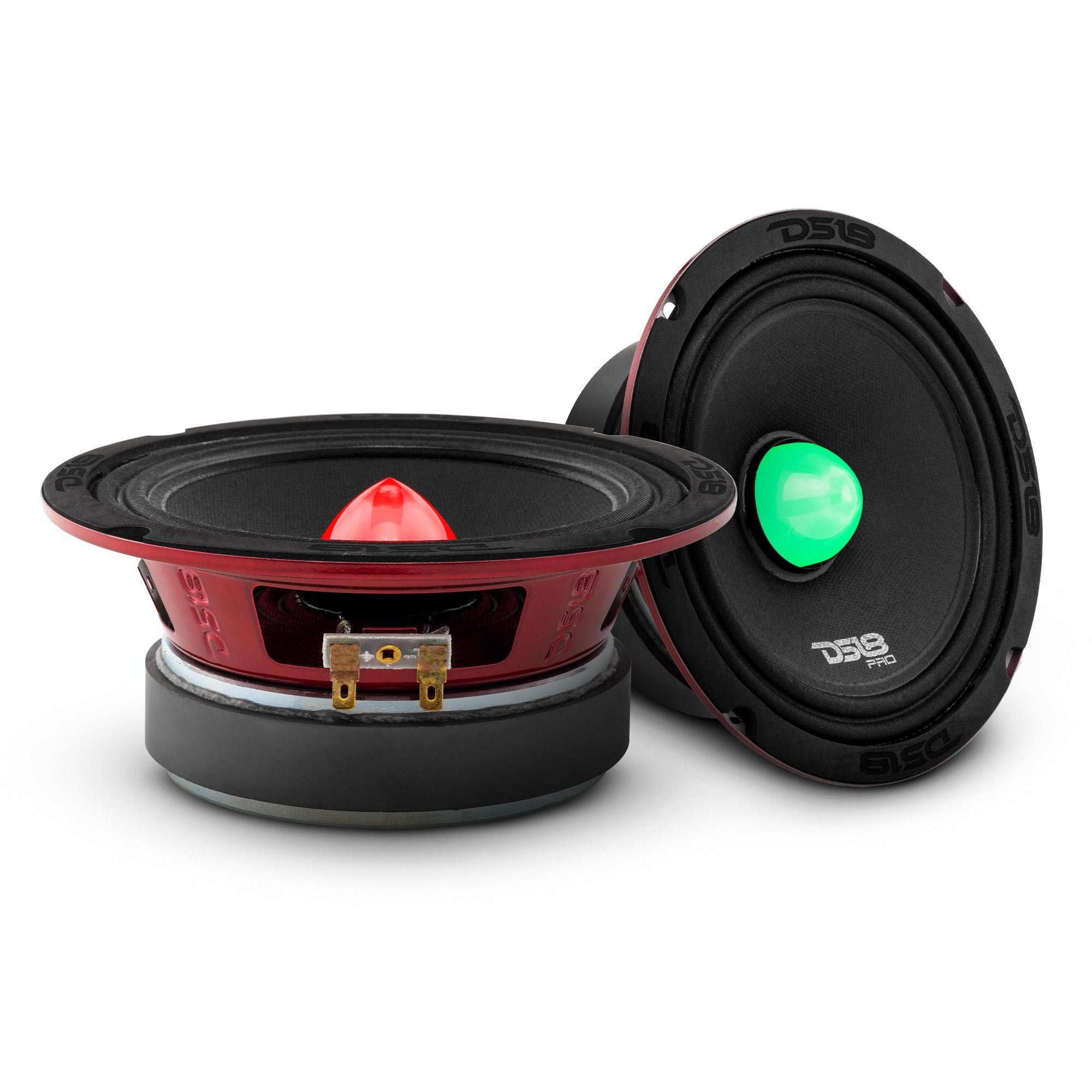 DS18 PRO-X6.4BMRGB PRO-X 6.5" Mid-Range Loudspeaker with RGB Light Bullet 250 Watts Rms 4-Ohm