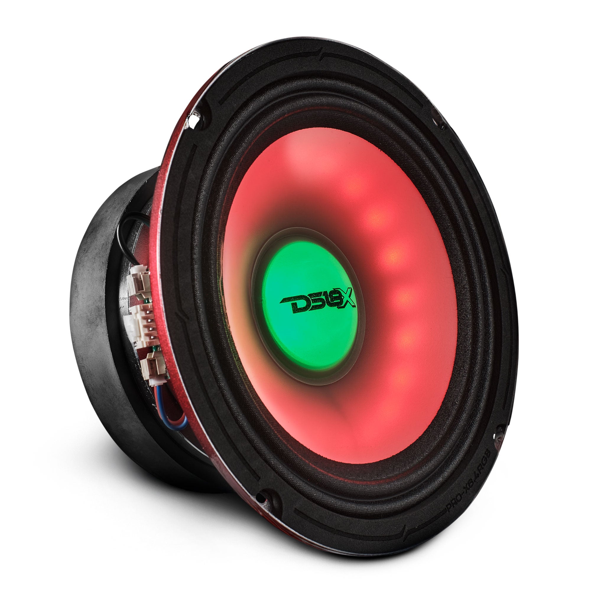 DS18 PRO-X6.4RGB 6.5" Mid-Range Loudspeaker with Dual RGB LED For Cone & Dust Cap 250 Watts 4-Ohm
