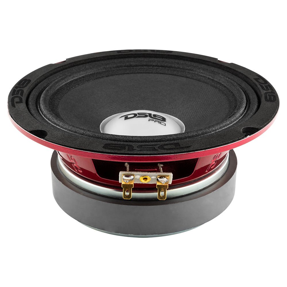 DS18 PRO-X6.4RGBCAP PRO-X 6.5" Mid-Range Loudspeaker with RGB Light Dust Cap 250 Watts Rms 4-Ohm