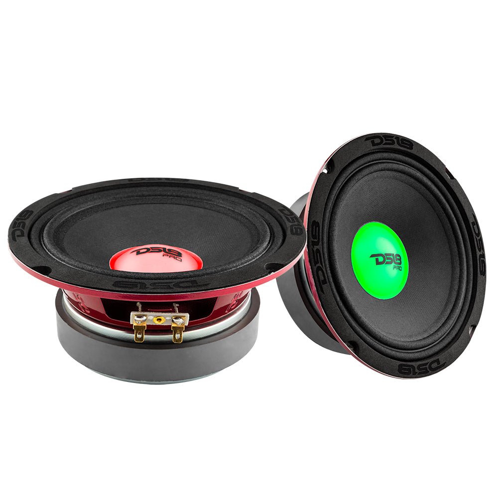 DS18 PRO-X6.4RGBCAP PRO-X 6.5" Mid-Range Loudspeaker with RGB Light Dust Cap 250 Watts Rms 4-Ohm