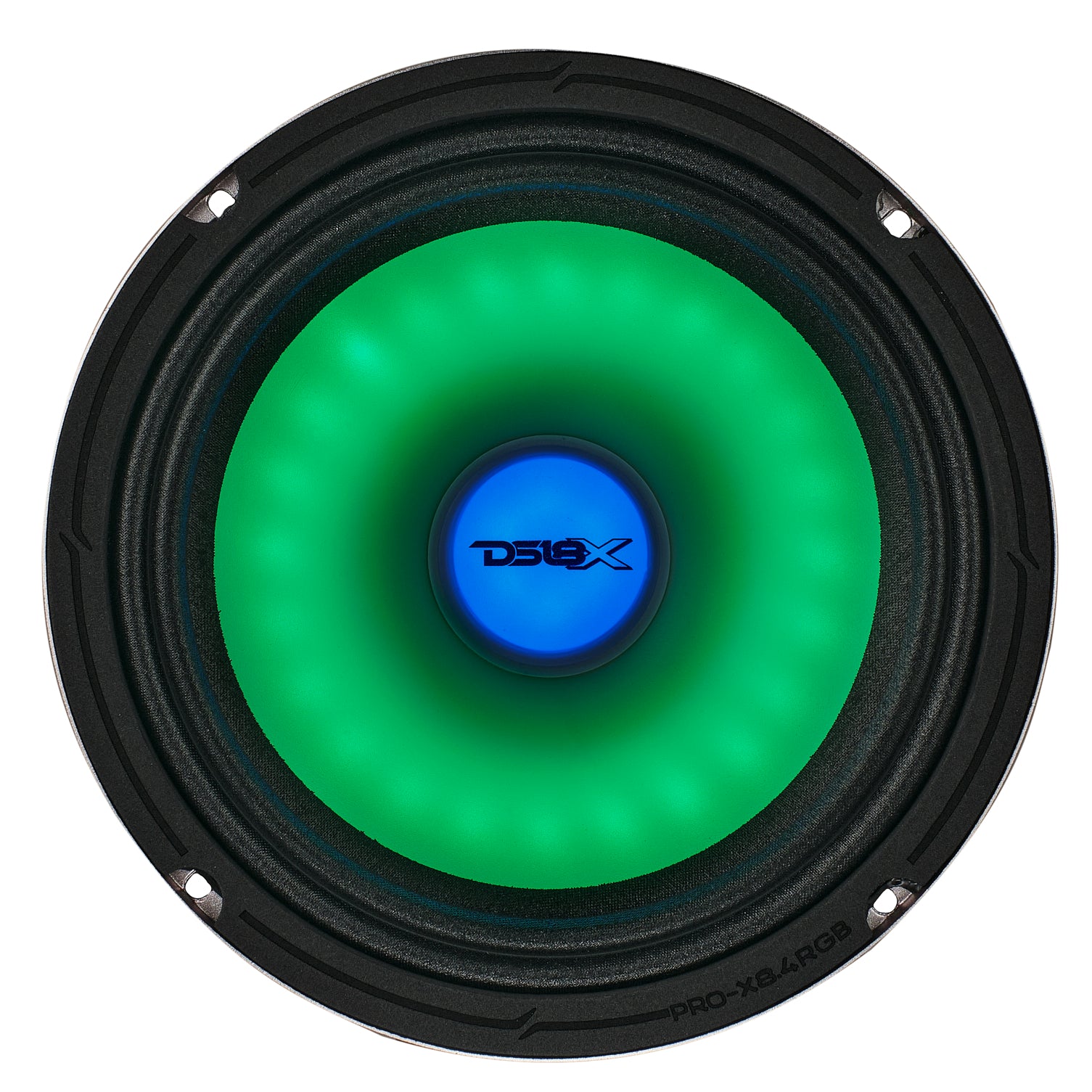 DS18 PRO-X8.4RGB 8" Mid-Range Loudspeaker with Dual RGB LED For Cone & Dust Cap 275 Watts 4-Ohm