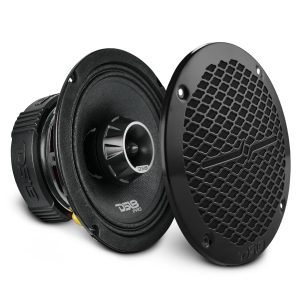 DS18 PRO-ZT6 PRO-ZT 6.5" Coaxial Mid-Range Loudspeaker with Water-Resistant Cone Built-in Bullet Tweeter and Grill | 225W RMS 4-Ohm