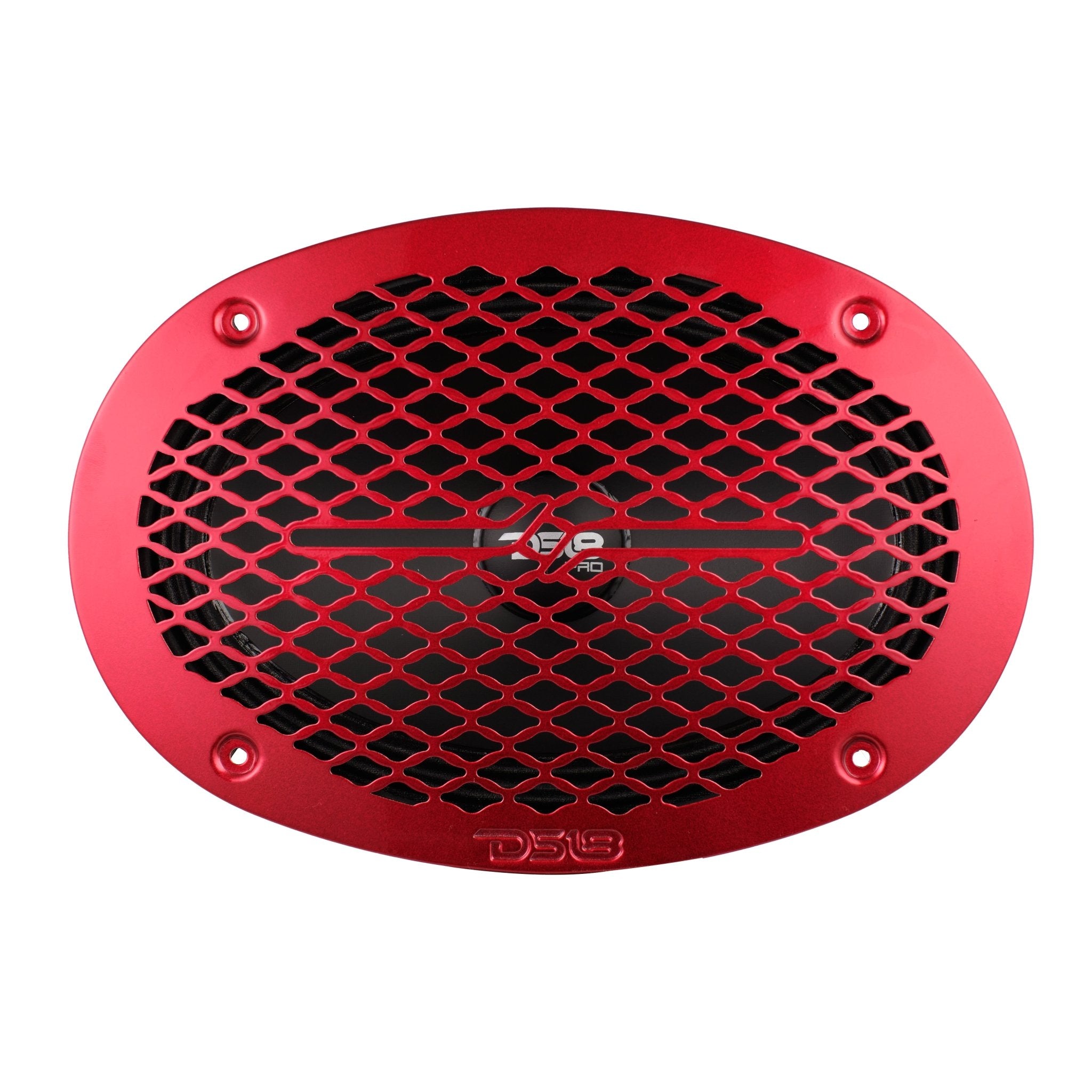 DS18 PRO-GRILL69MS/RD 6x9" Universal Shallow Metal Mesh Speaker Grill