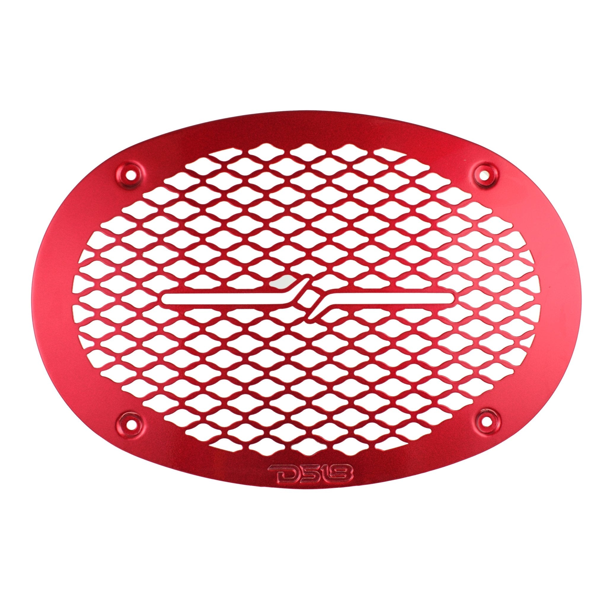 DS18 PRO-GRILL69MS/RD 6x9" Universal Shallow Metal Mesh Speaker Grill