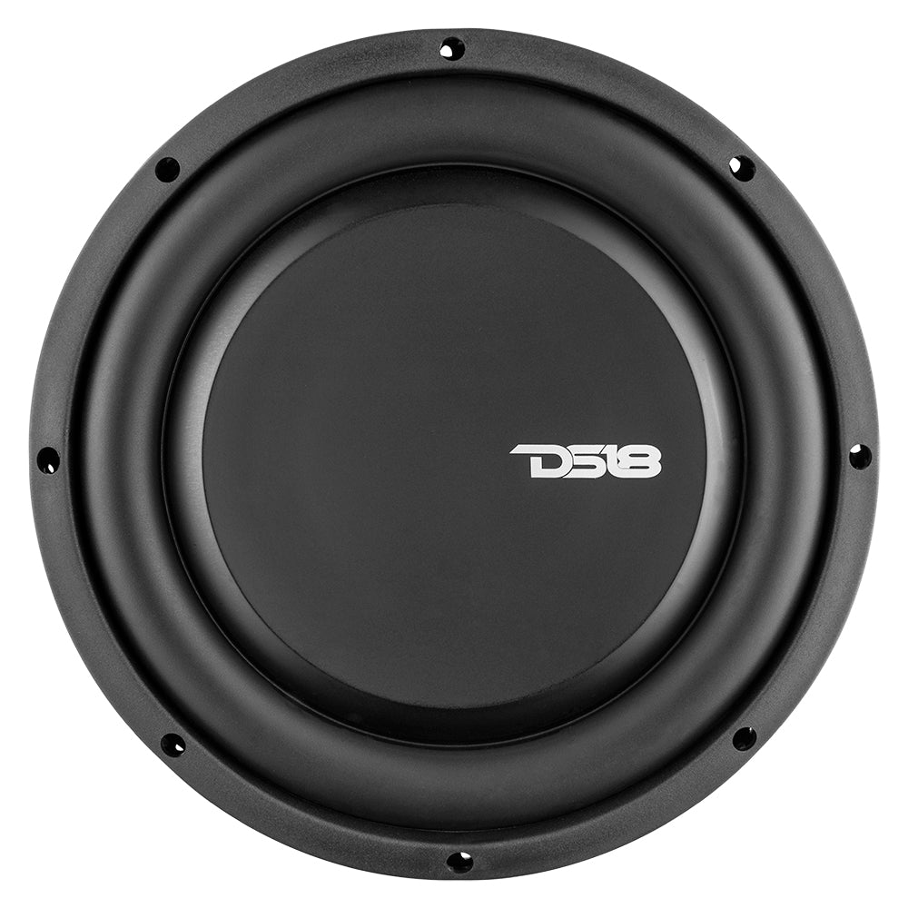 DS18 PSW10.4S PS Shallow-Mount Water Resistant 10" Subwoofer | 500W RMS Single Voice Coil 4-Ohm