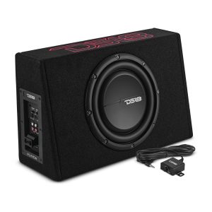 DS18 PU110A 10” Amplified Shallow Subwoofer Enclosure for Pickup Trucks