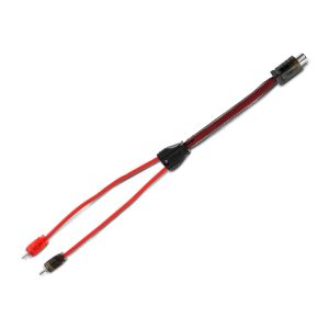 DS18 R1F2M Level 2 RCA 100% Copper OFC Y Connector 1 FEMALE to 2 MALE