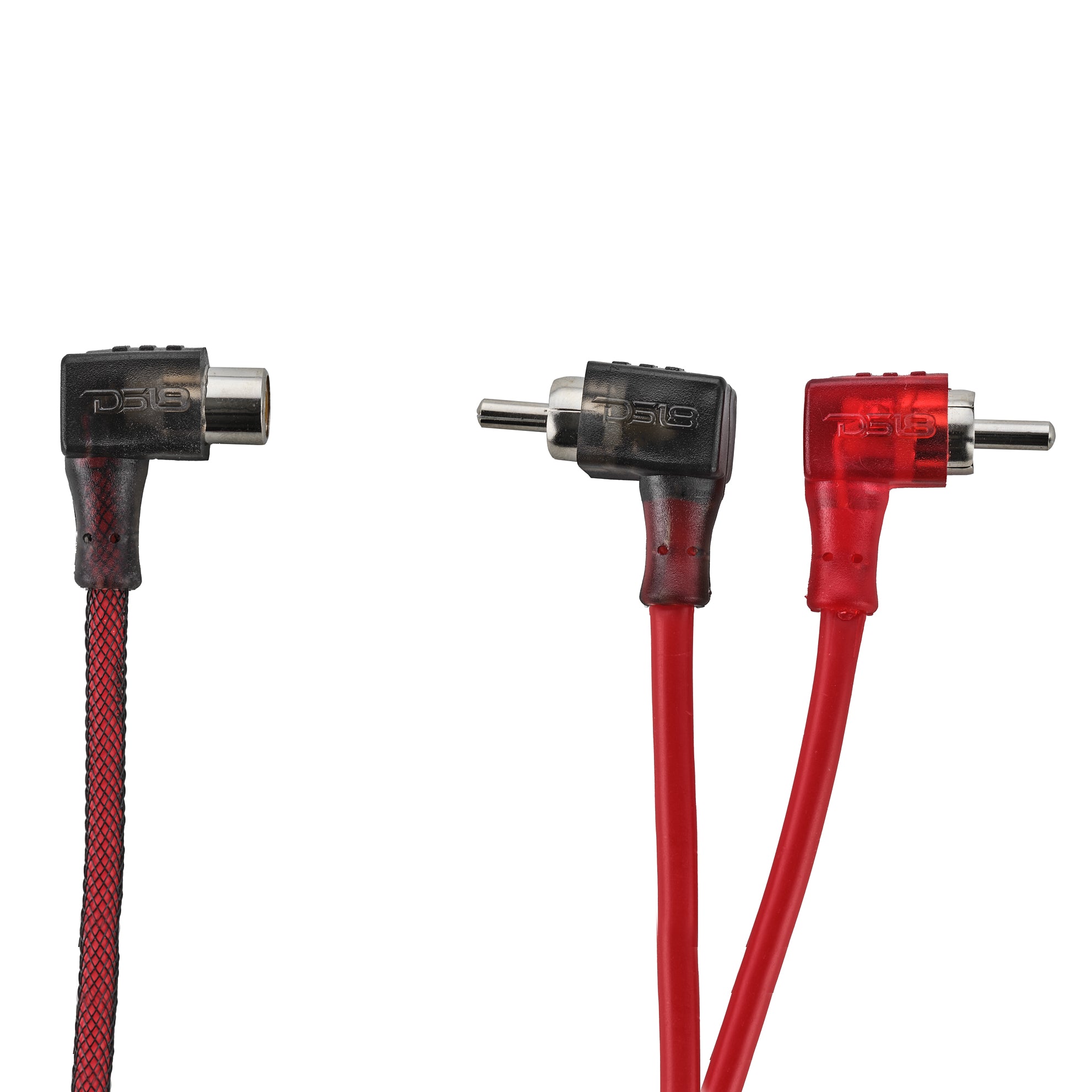 DS18 R1F2M.L Ultra Flex 100% OFC RCA L Connector 1 Female/2 Male
