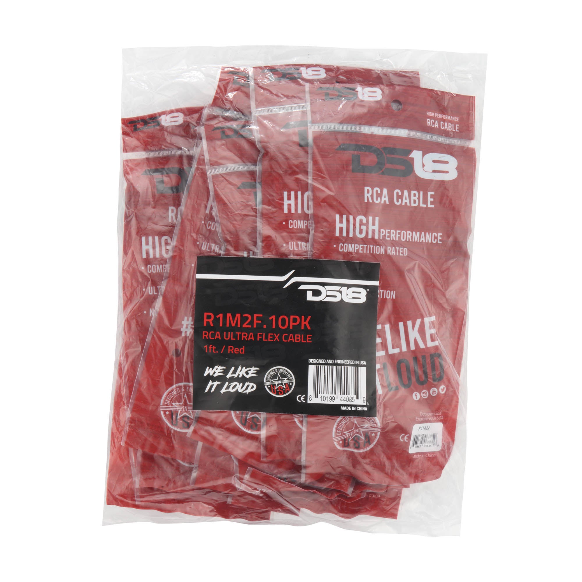 DS18 R1M2F.10PK Level 2 RCA 100% OFC Y Connector – 1 Male / 2 Female (10-Pack)