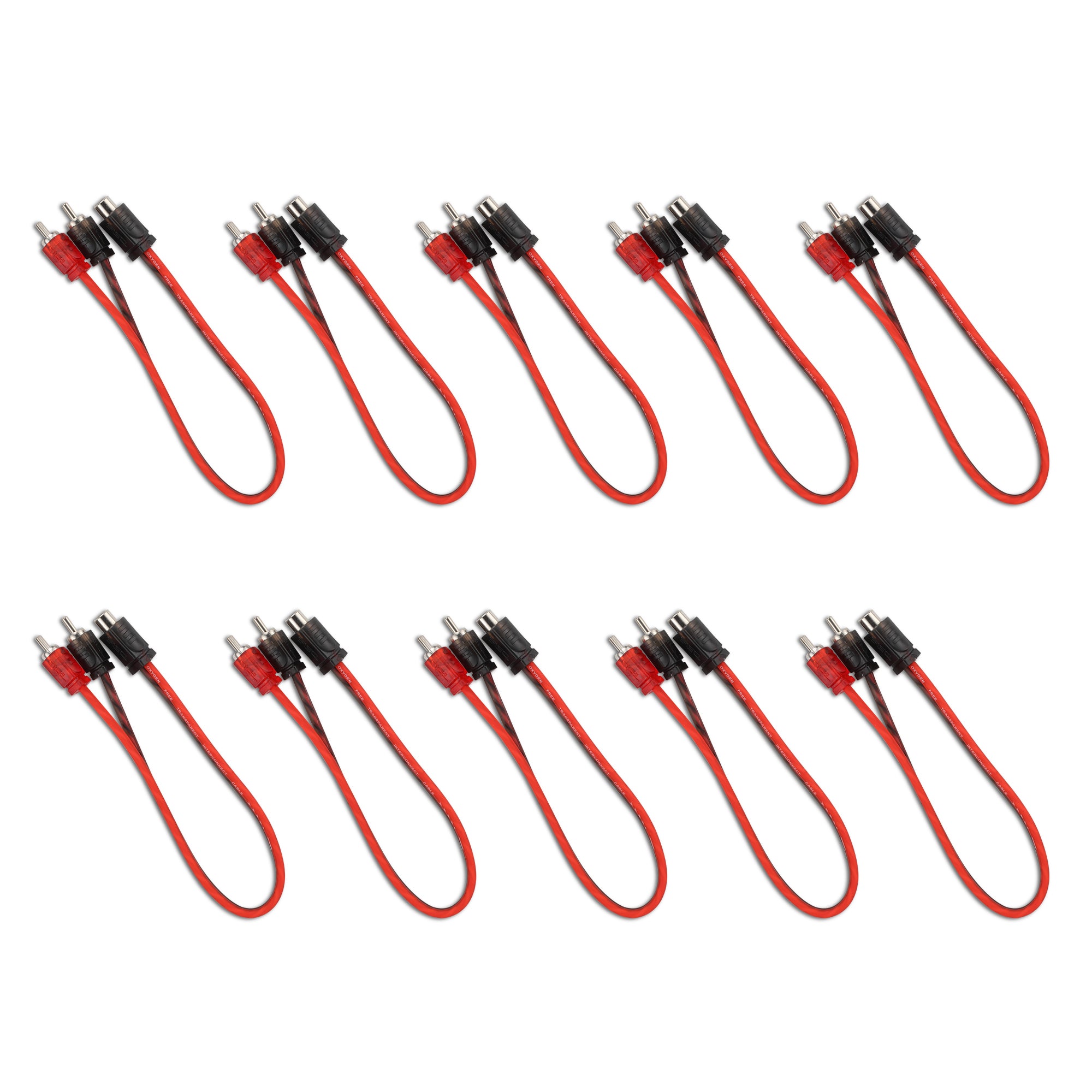 DS18 RCA-1F2M.10PK Level 1 RCA 100% Copper OFC Y Connector – 1 Female / 2 Male - 10-Pack