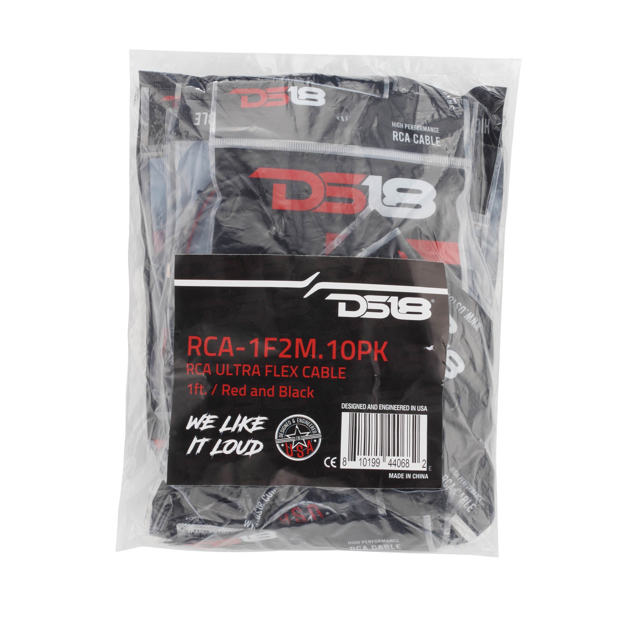 DS18 RCA-1F2M.10PK Level 1 RCA 100% Copper OFC Y Connector – 1 Female / 2 Male - 10-Pack