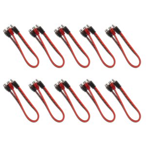 DS18 RCA-1M2F.10PK Level 1 RCA 100% Copper OFC Y Connector – 1 Male / 2 Female - 10-Pack