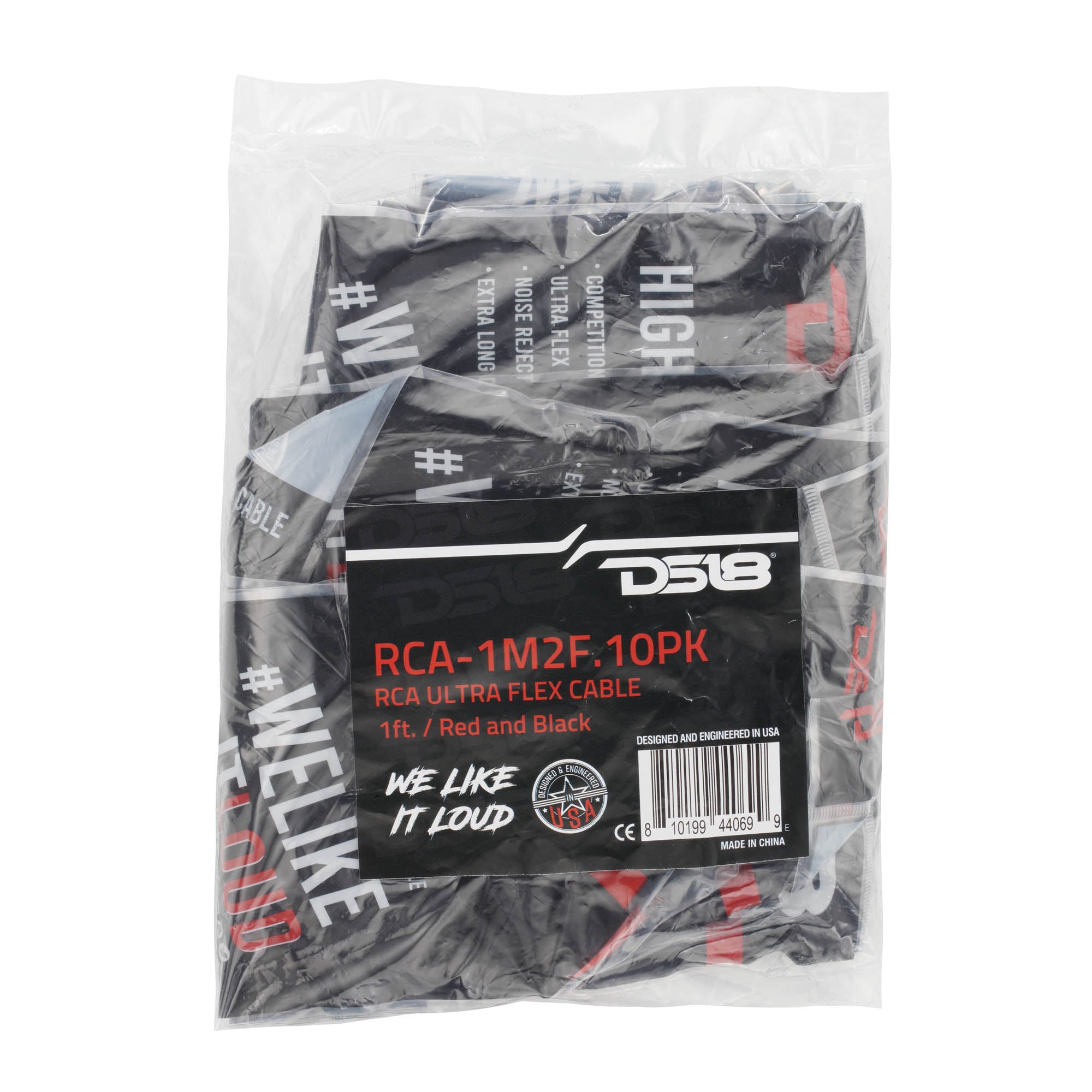 DS18 RCA-1M2F.10PK Level 1 RCA 100% Copper OFC Y Connector – 1 Male / 2 Female - 10-Pack